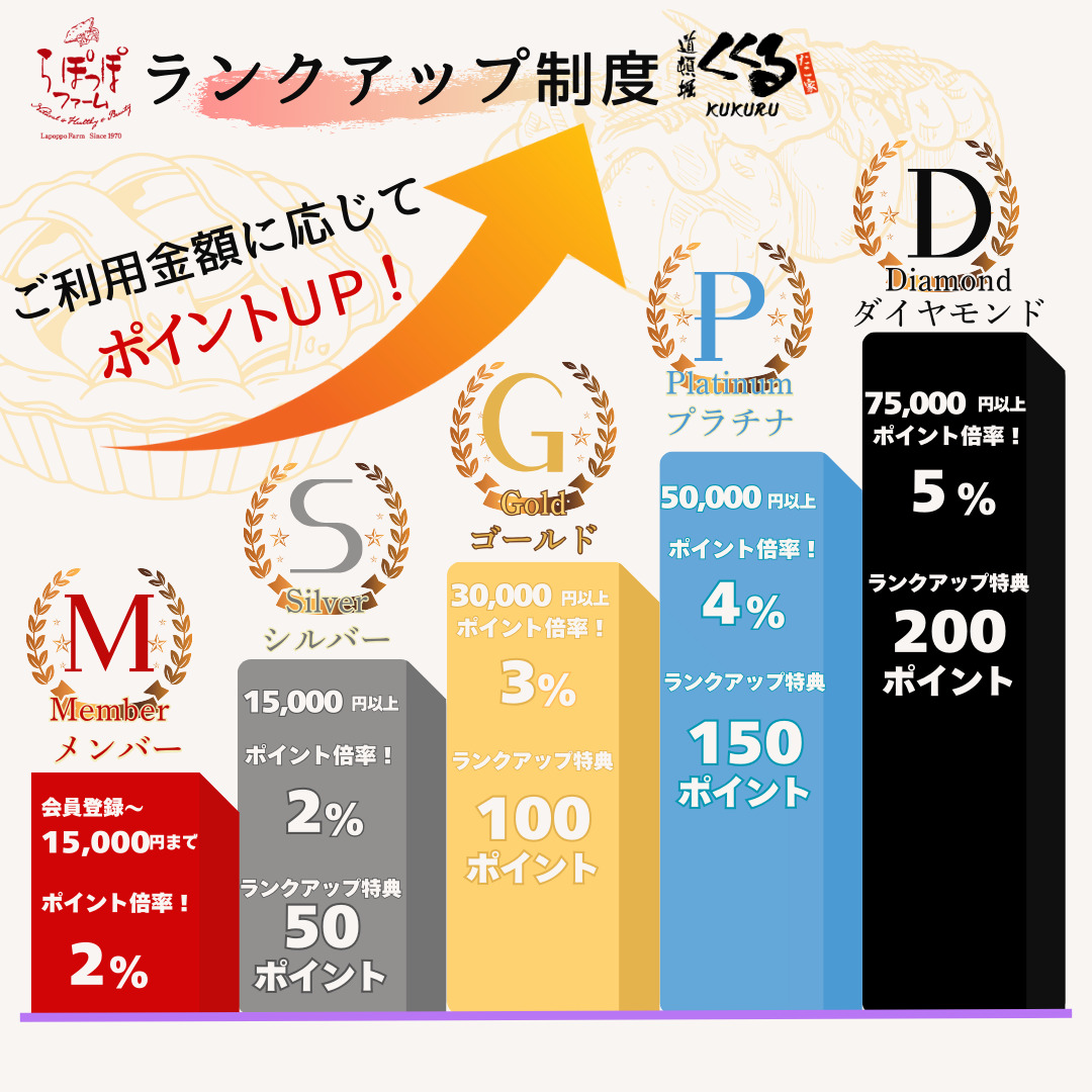 NEW】会員ランク制度のお知らせ | 白ハト食品工業株式会社